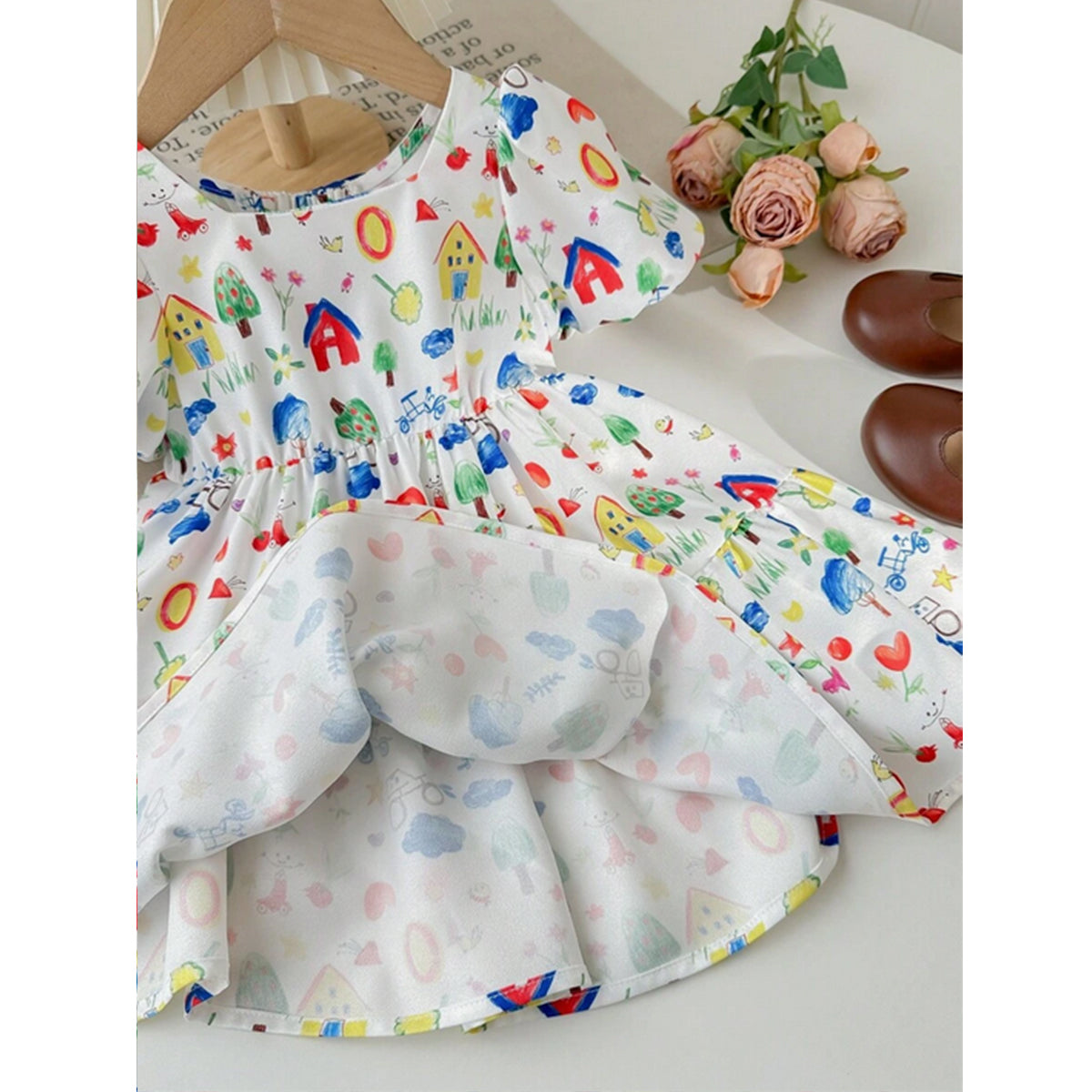 BabyGirl's Drawing Designer Frocks & Dresses for Kids.