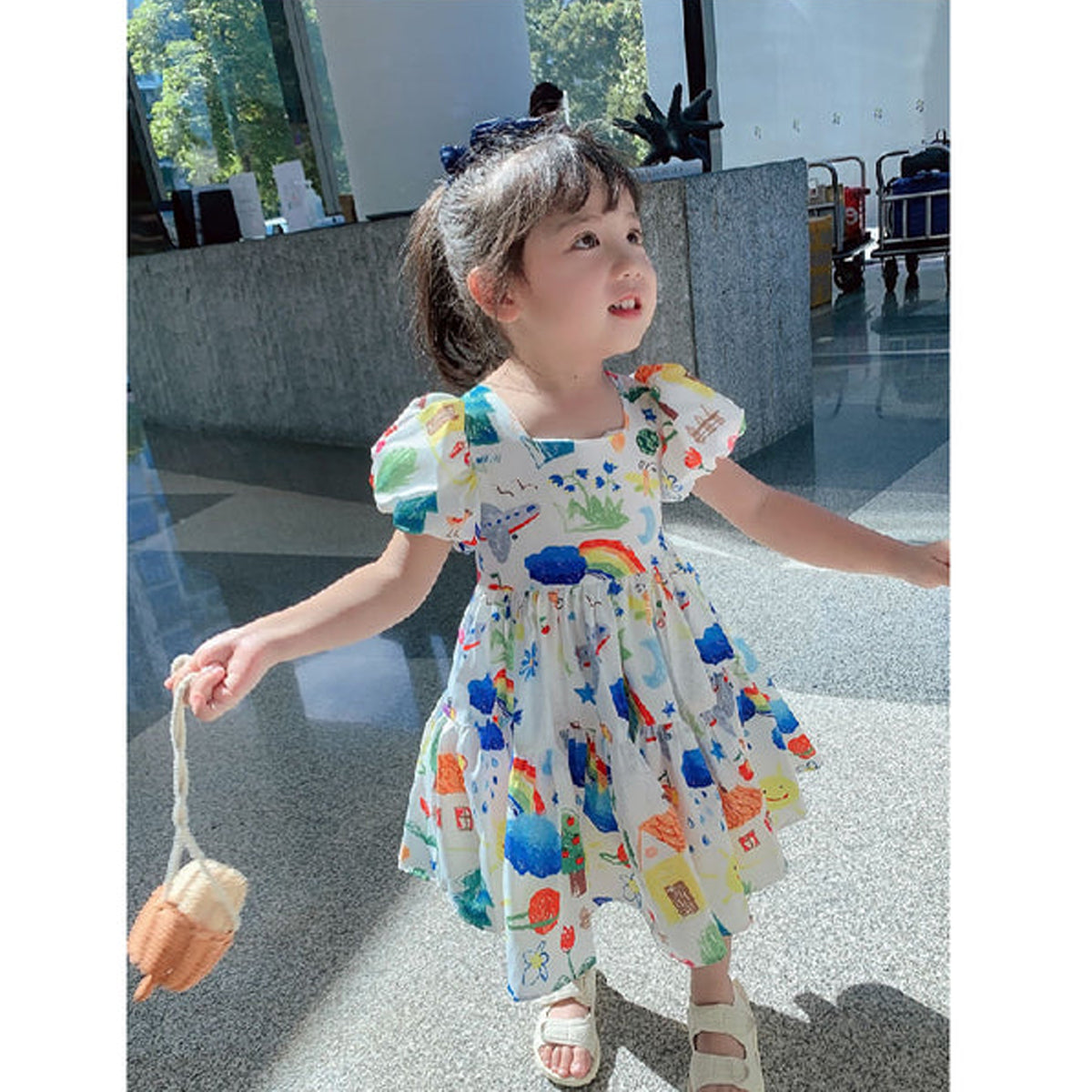 Girl's Cotton Designer Frocks & Dresses (Combo Pack Of 5) for Kids.
