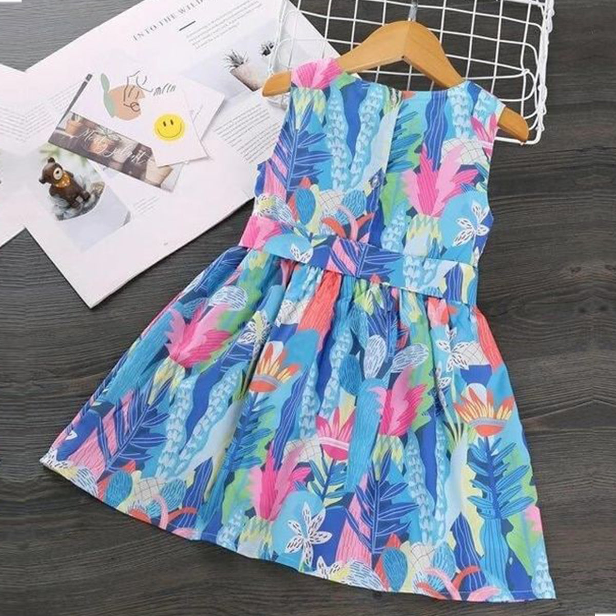 BabyGirl's candy & Floral Princess Stylish Dresses_Frocks 3 Combo for Kids.