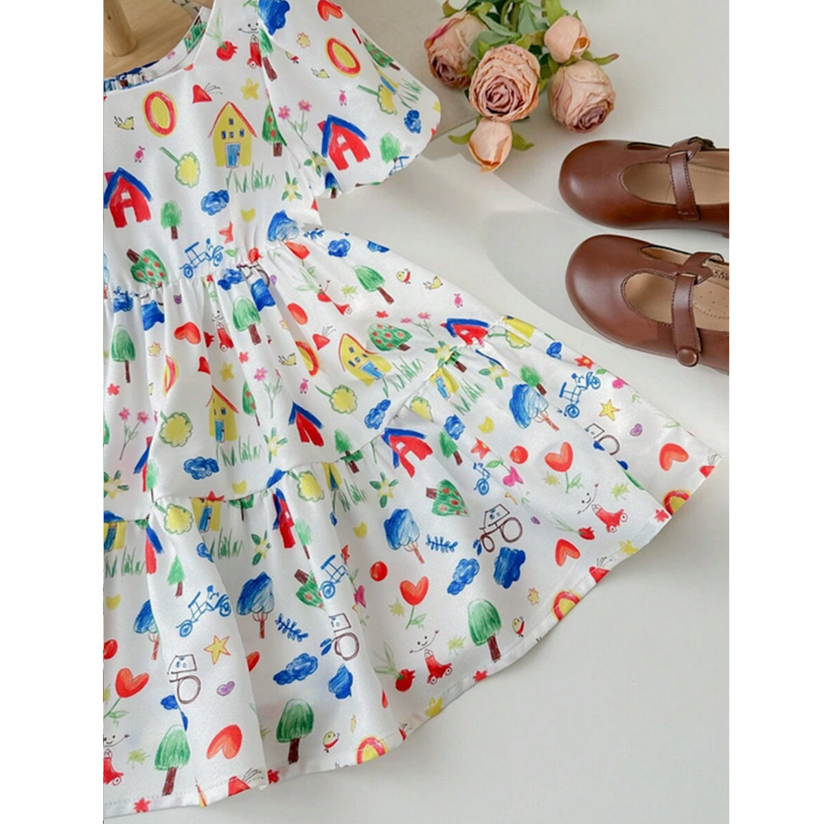 BabyGirl's Drawing Designer Frocks & Dresses for Kids.