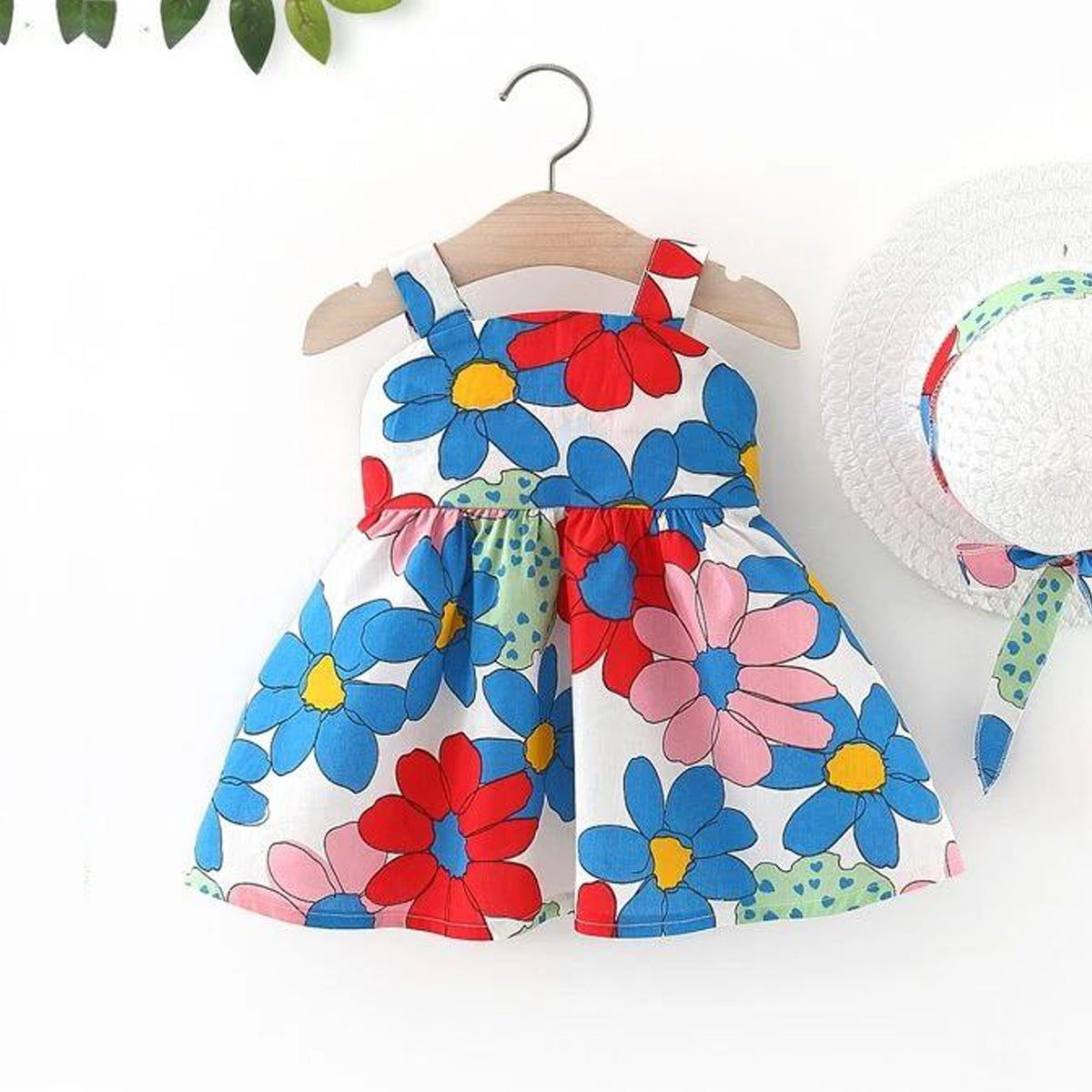 BabyGirl's Floral & Love Heart's Princess Stylish Dresses_Frocks 3 Combo for Kids.