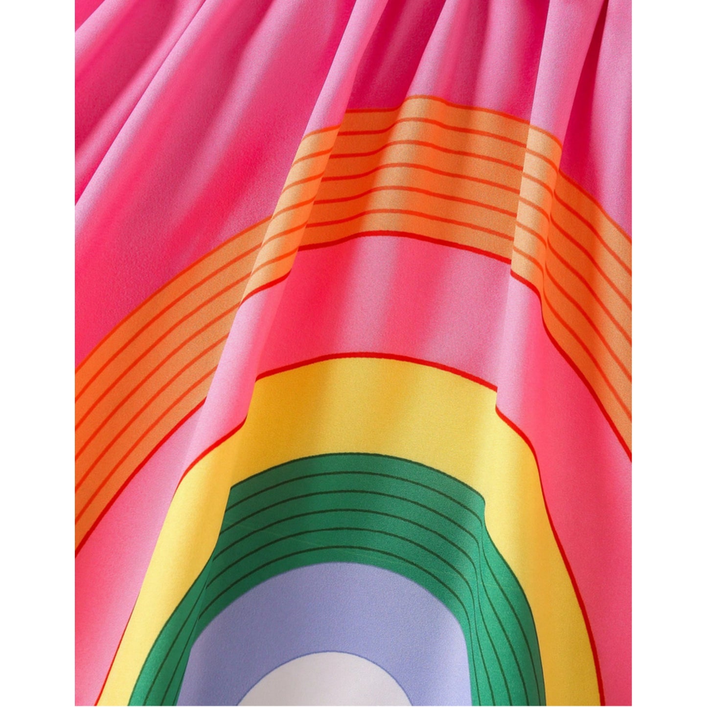 Cute Rainbow Dress for your Little Girls.