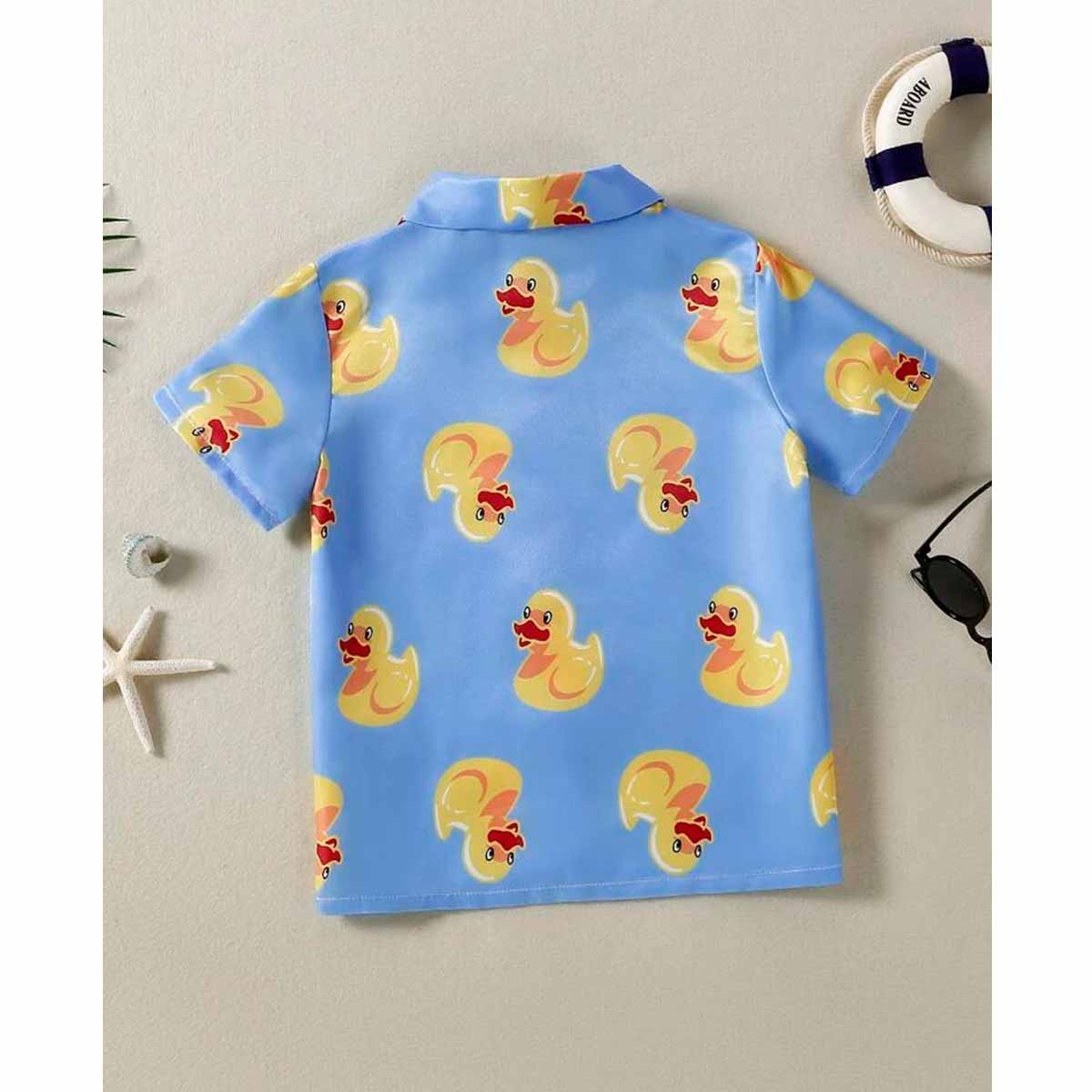 Venutaloza Stylish Colorblock Multicolors Designer Button Front (Combo pack For 5) Shirt For Boys.