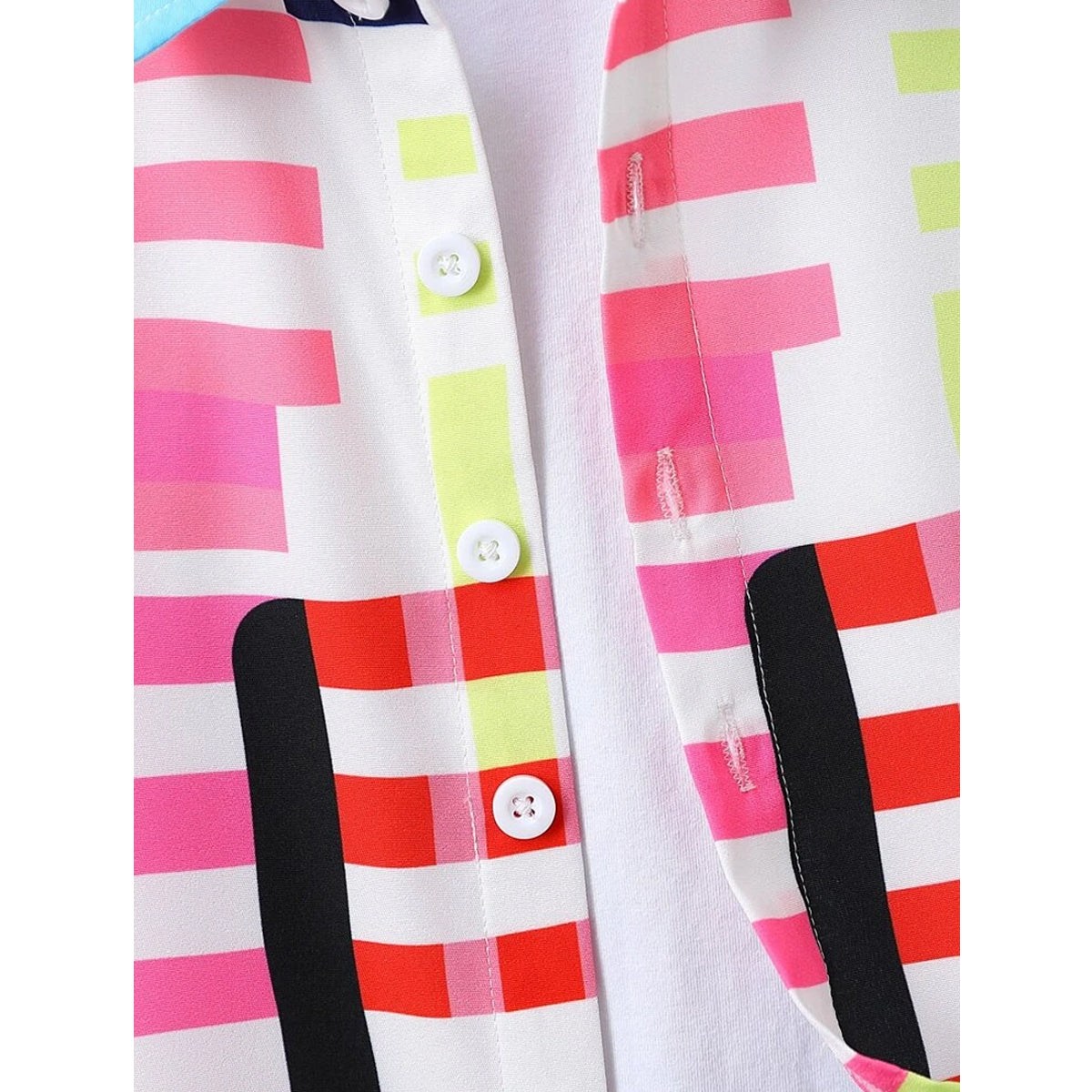 Venutaloza Multi-Coloured Designer Button Front Shirt For Boy.