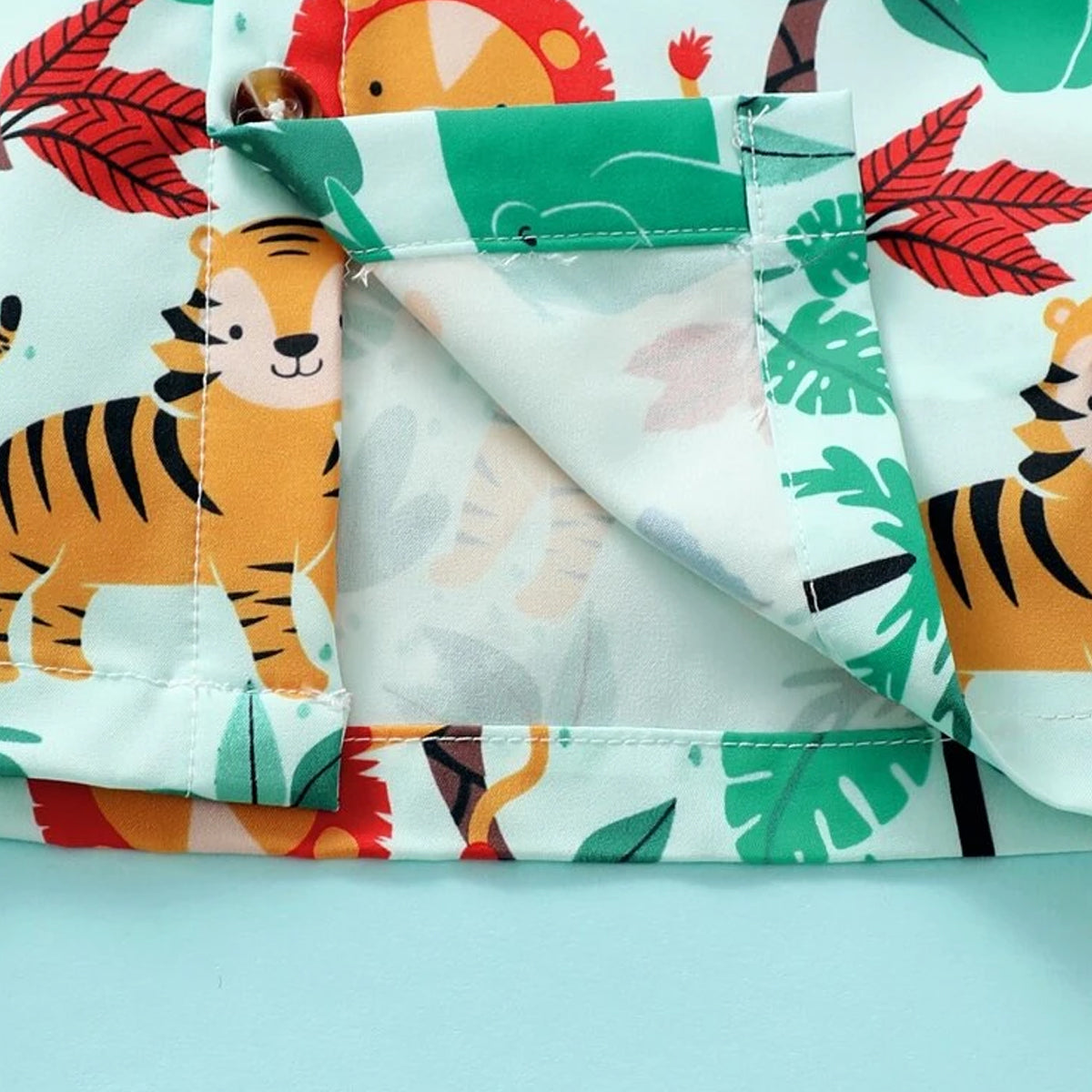 Venutaloza Boy's Animal Colorfull Designer Button Front Shirt For Boy.