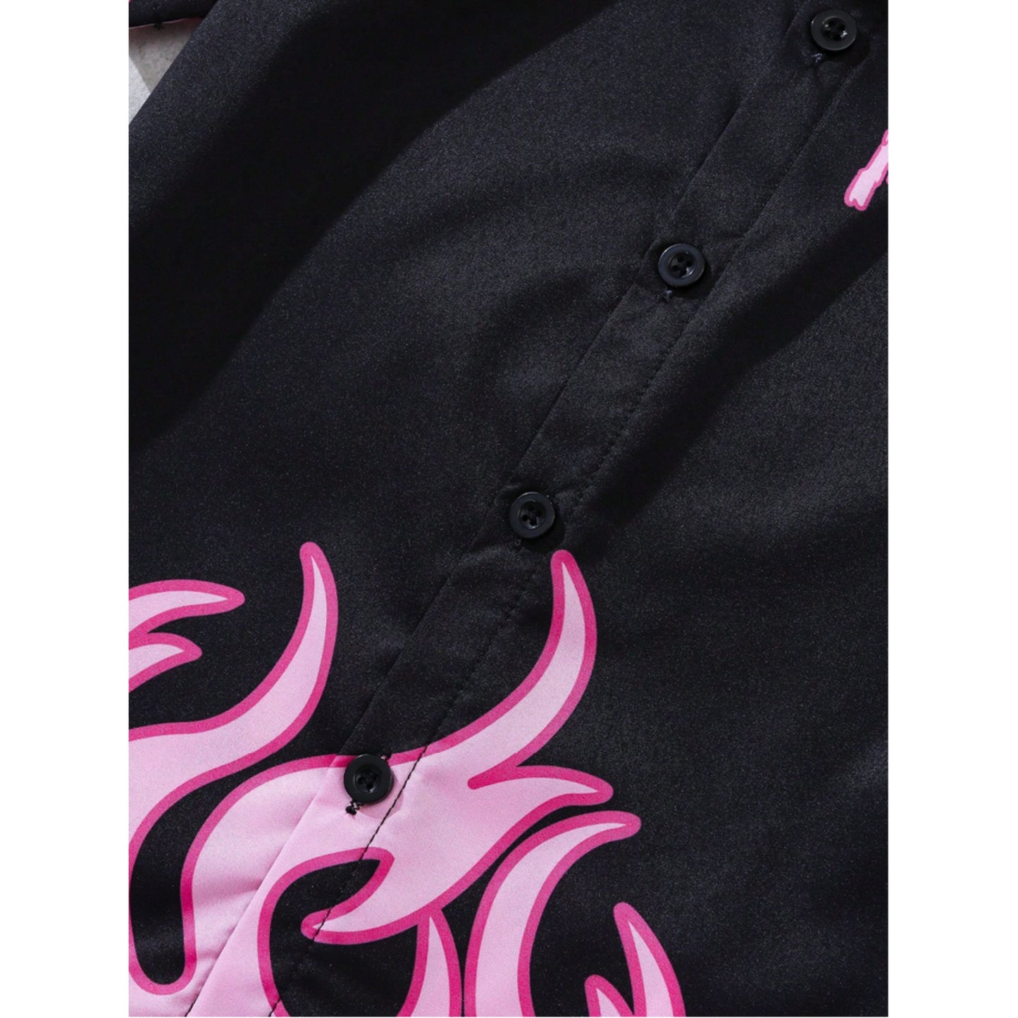 Venutaloza Boys Flame Designer Casual Shirt For Boy.