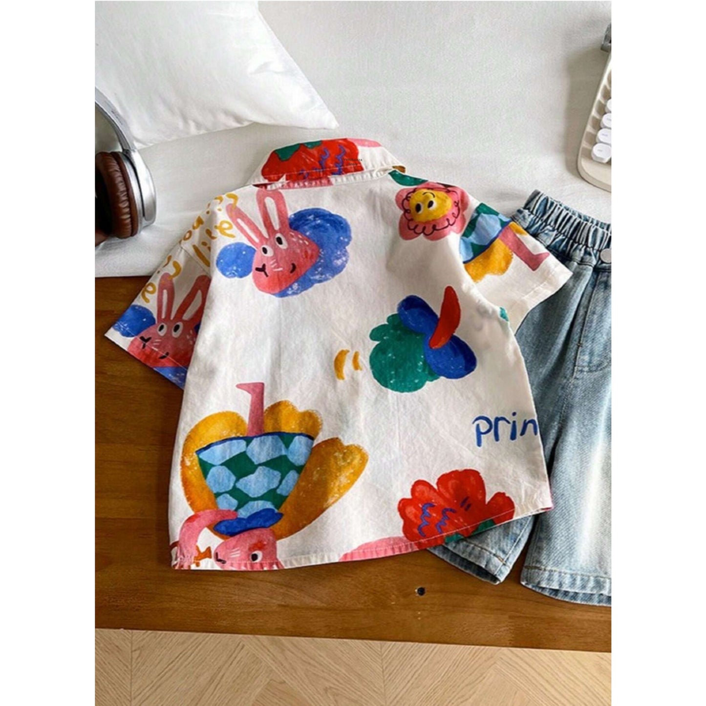 Venutaloza New Style Kids Short Sleeve Shirt For Boy.