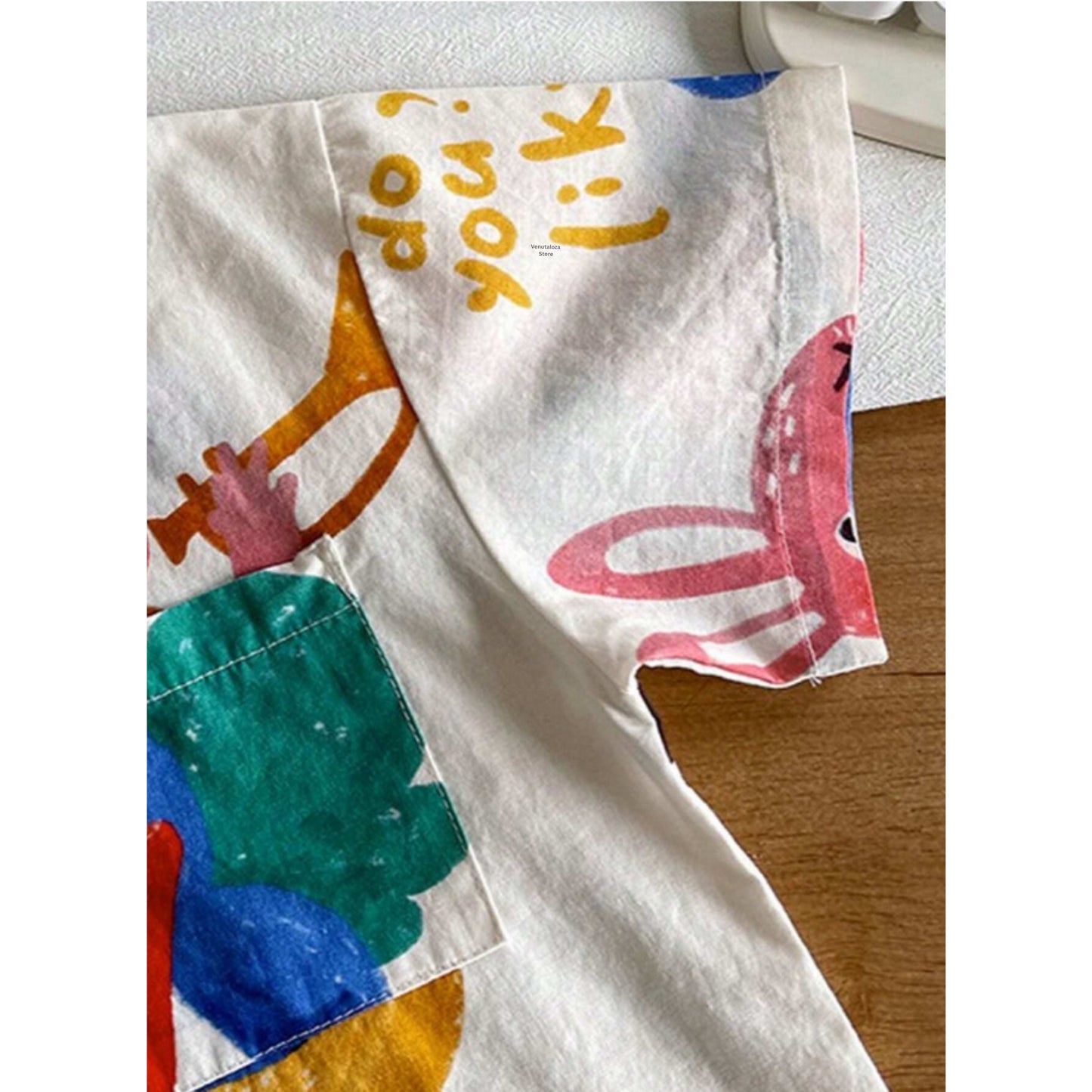 Venutaloza New Style Kids Short Sleeve Shirt For Boy.