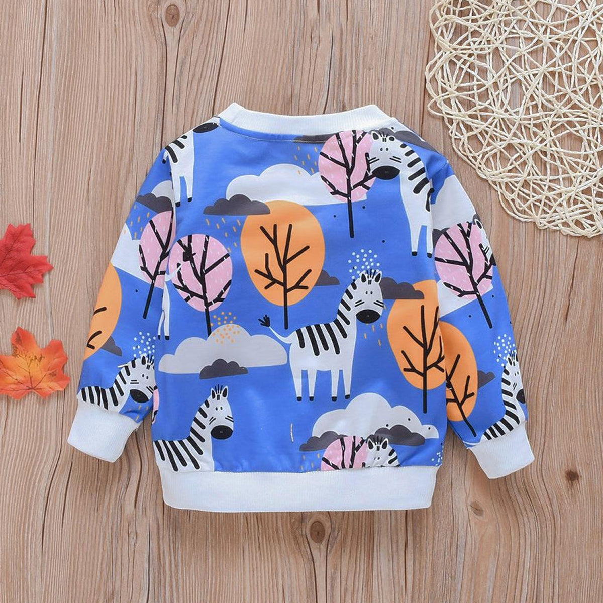 Venutaloza Boy's Animal & Tree Graphic Print Full Sleeve T-Shirt For Boy's & Girl's..