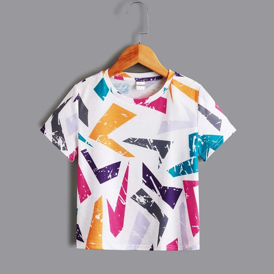 Venutaloza Boy's Allover Graphic Tee T-Shirt For Boy's & Girl's..