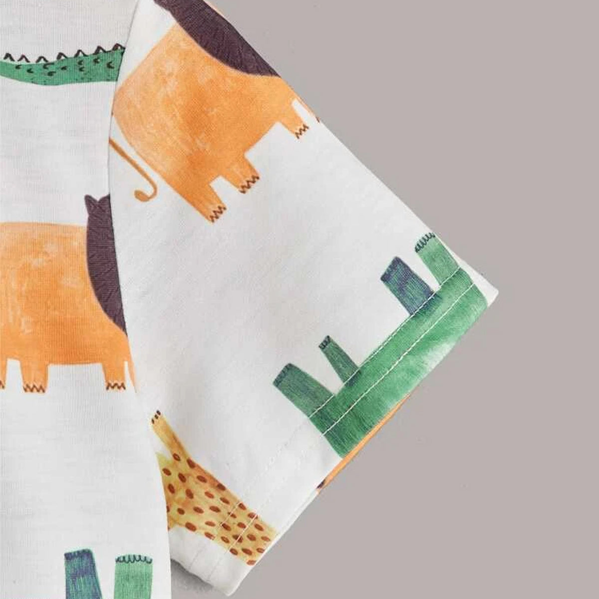 Venutaloza Toddler Animal Cartoon Graphic Tee T-Shirt For Baby Girl's.