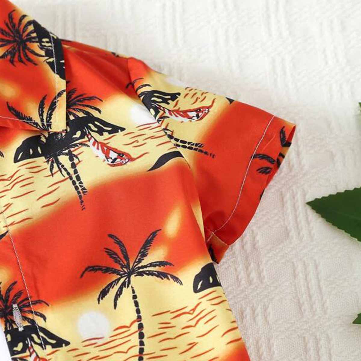 Venutaloza Baby Set Panda & Coconut Tree (Combo Pack Of 2) Shirt & Shorts Without tee Two Piece Set For Boy & Girls.