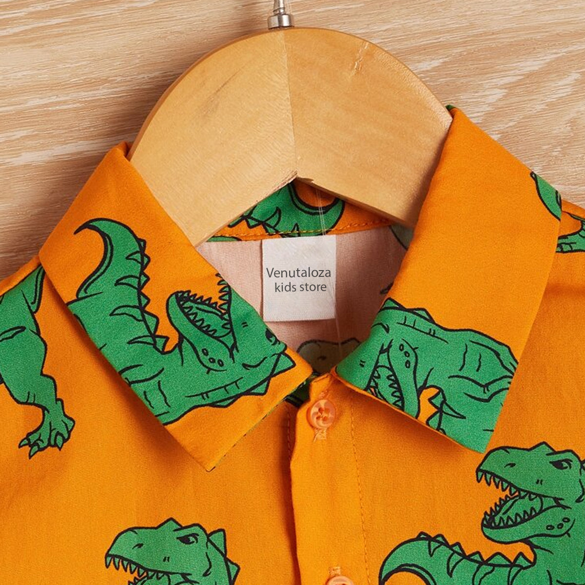 Venutaloza Baby Set Rainbow & Dinosaur(Combo Pack Of 2) Shirt & Shorts Without tee Two Piece Set For Boy & Girls.