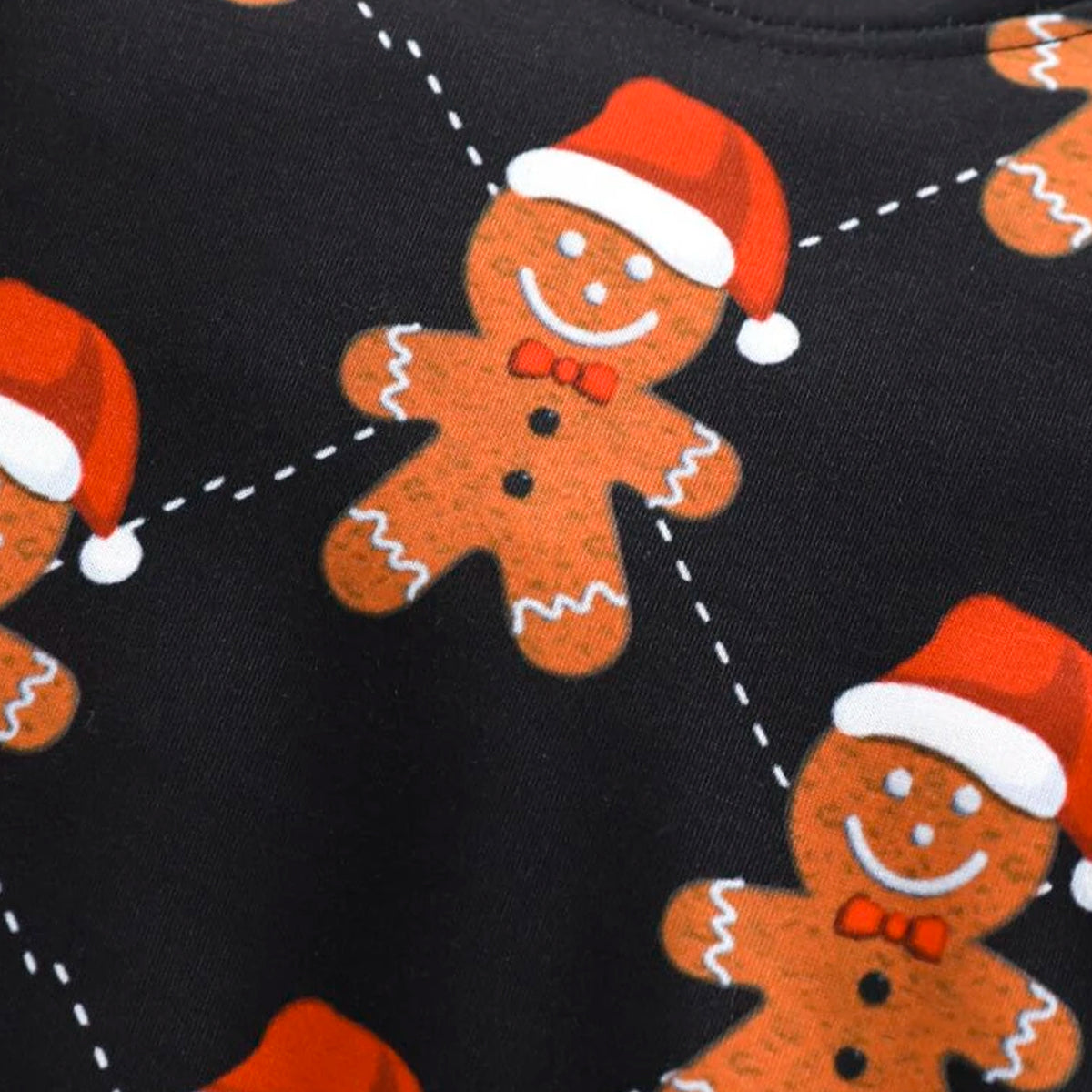 Venutaloza Toddler Boys Black Bear Graphic Print T-shirt & Pants Two Piece Set For Boys.