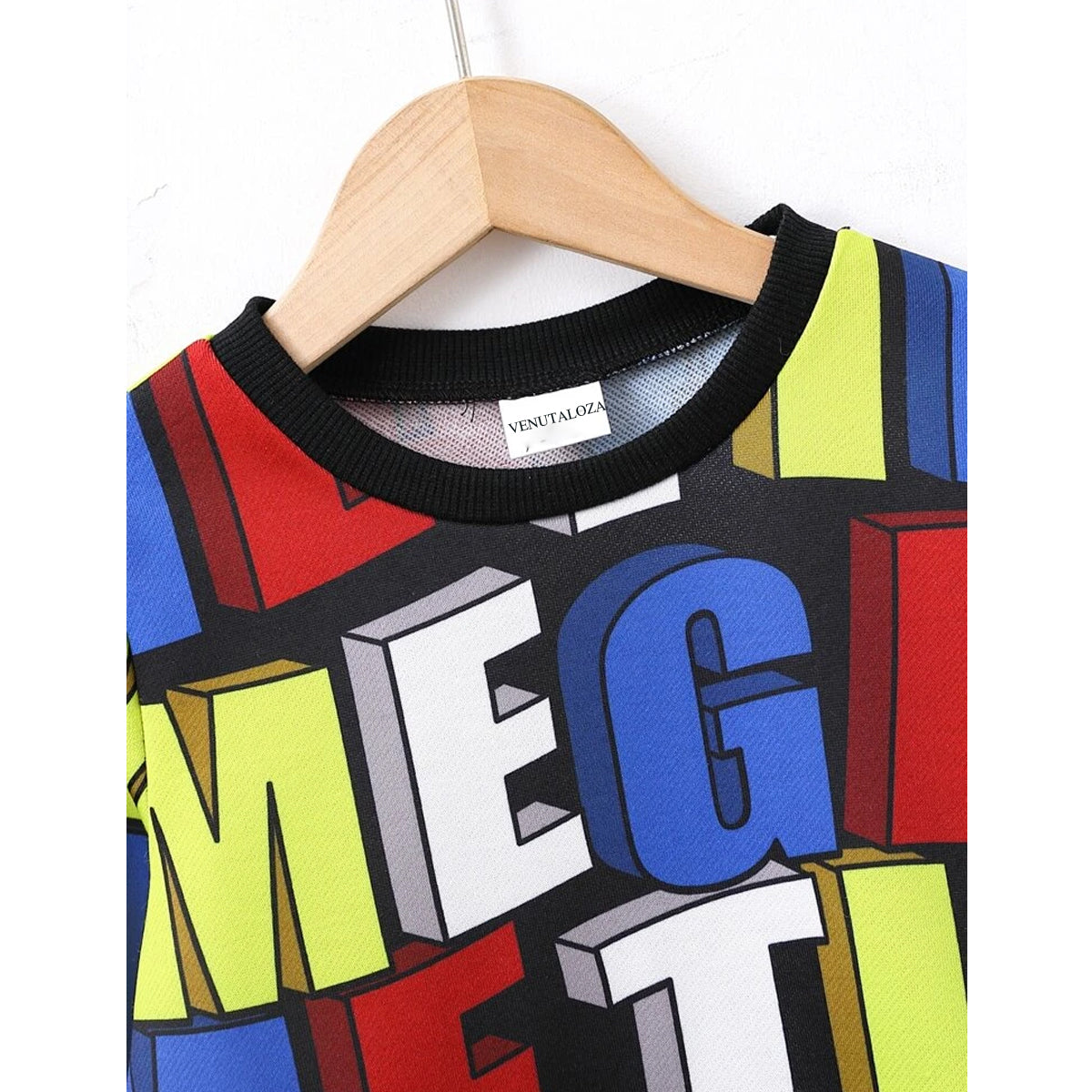 Venutaloza Boy's Allover Graphic & Florals & Colourfull (Combo Pack of 4) Full Sleeve T-shirt For Boy's.