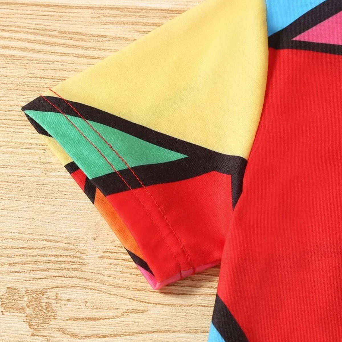 Venutaloza Plus Multicolor Block T-Shirt For Baby Girl's..