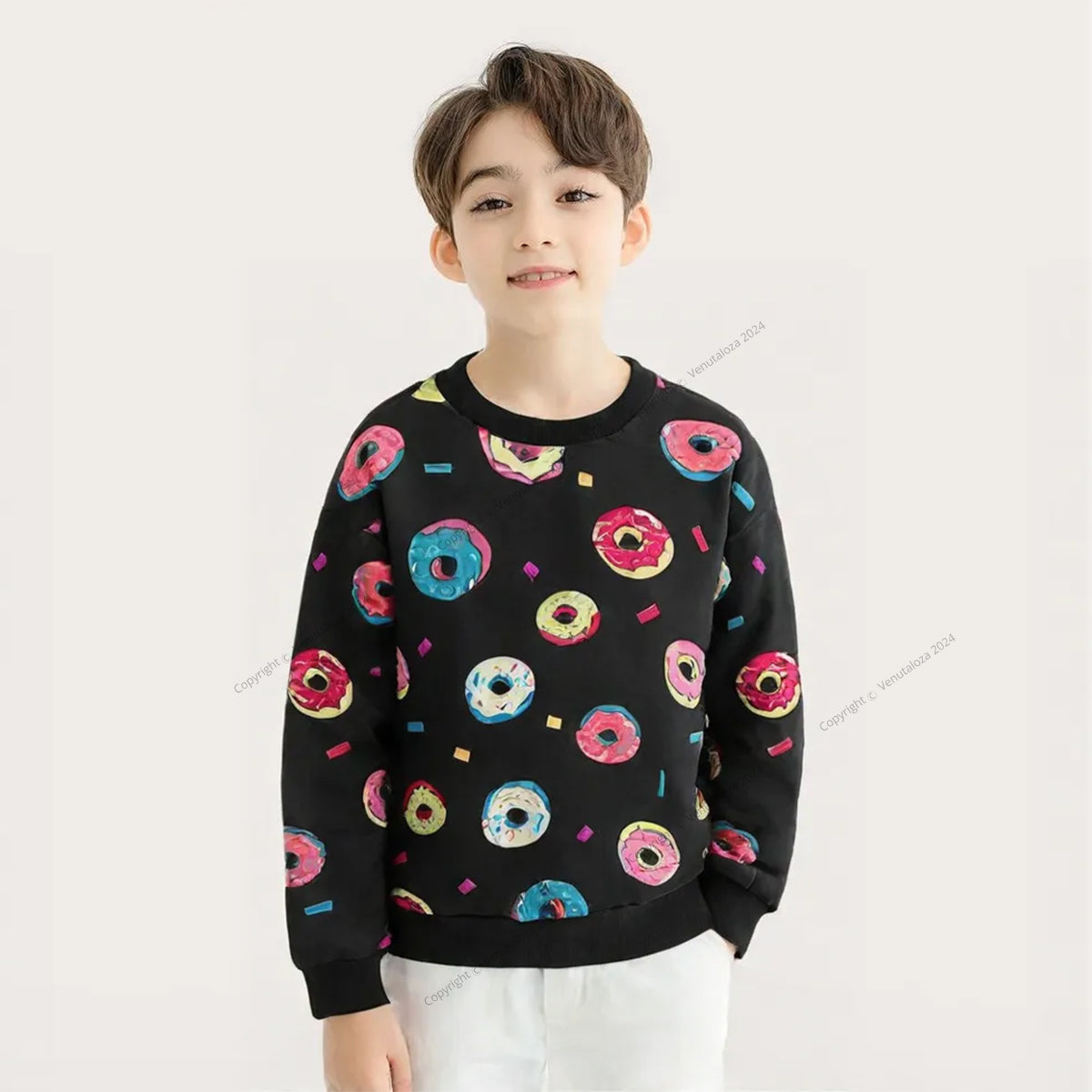 Venutaloza Boy's Count Graphic Print T-Shirt For Boy's & Girl's..