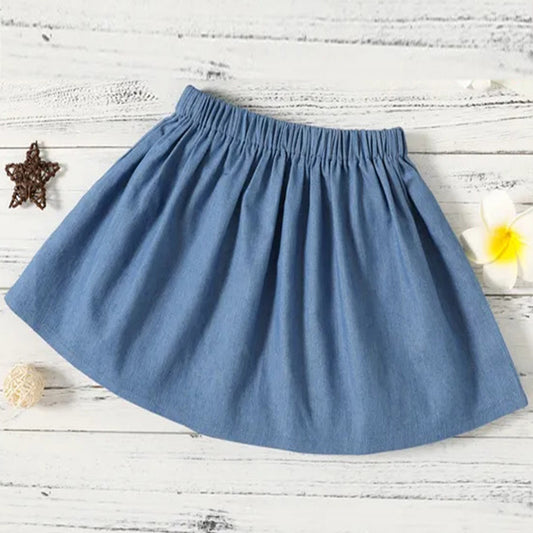 Venutaloza Toddler Girls Pepar Bag Waist Skirt.,