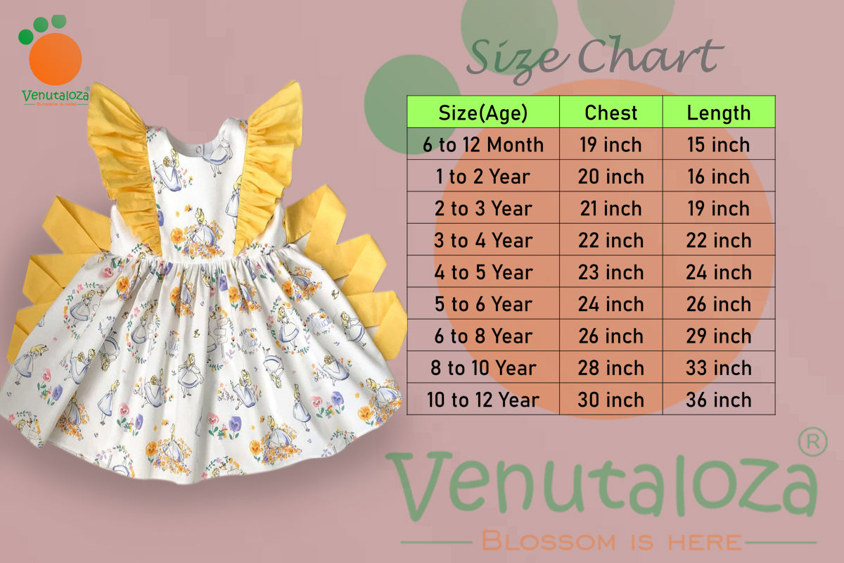 BabyGirl's Cotton Princess Barbie Girl Designer Frocks & Dresses for Kids.