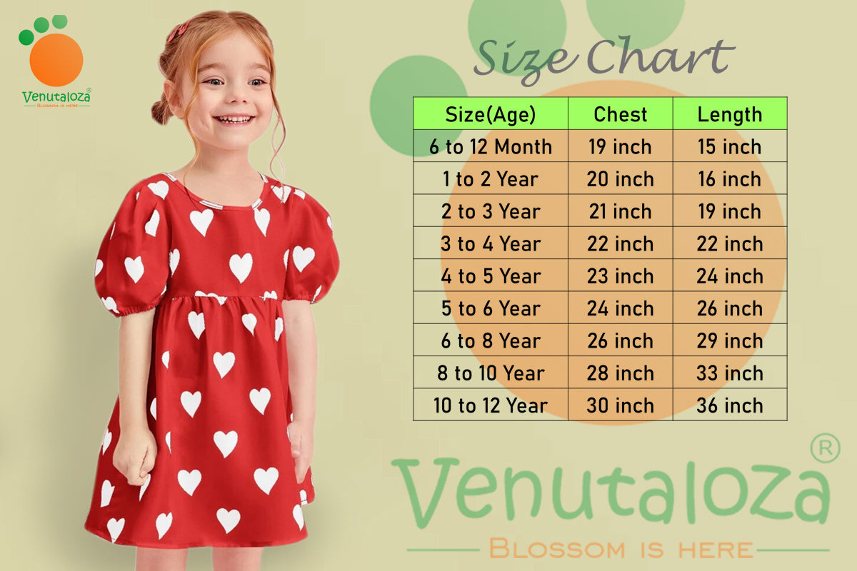 Stylish Kids New Fashion White_Red Frock & Dress for Baby Girls.