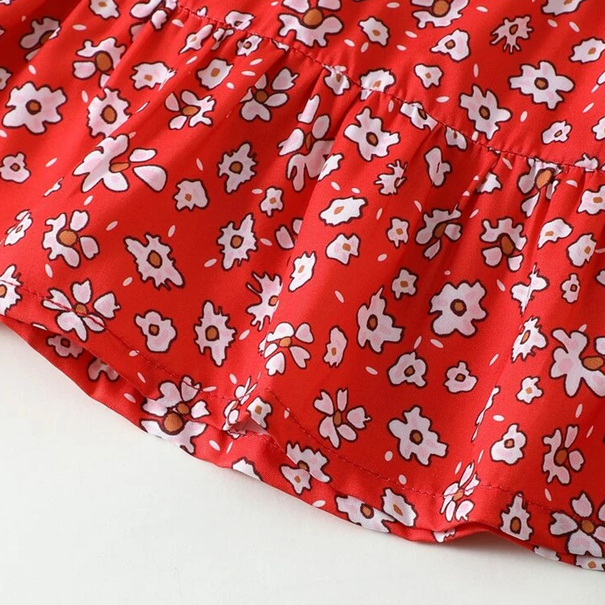 Ditsy Layered Super Soft Skirt For Baby Girls.