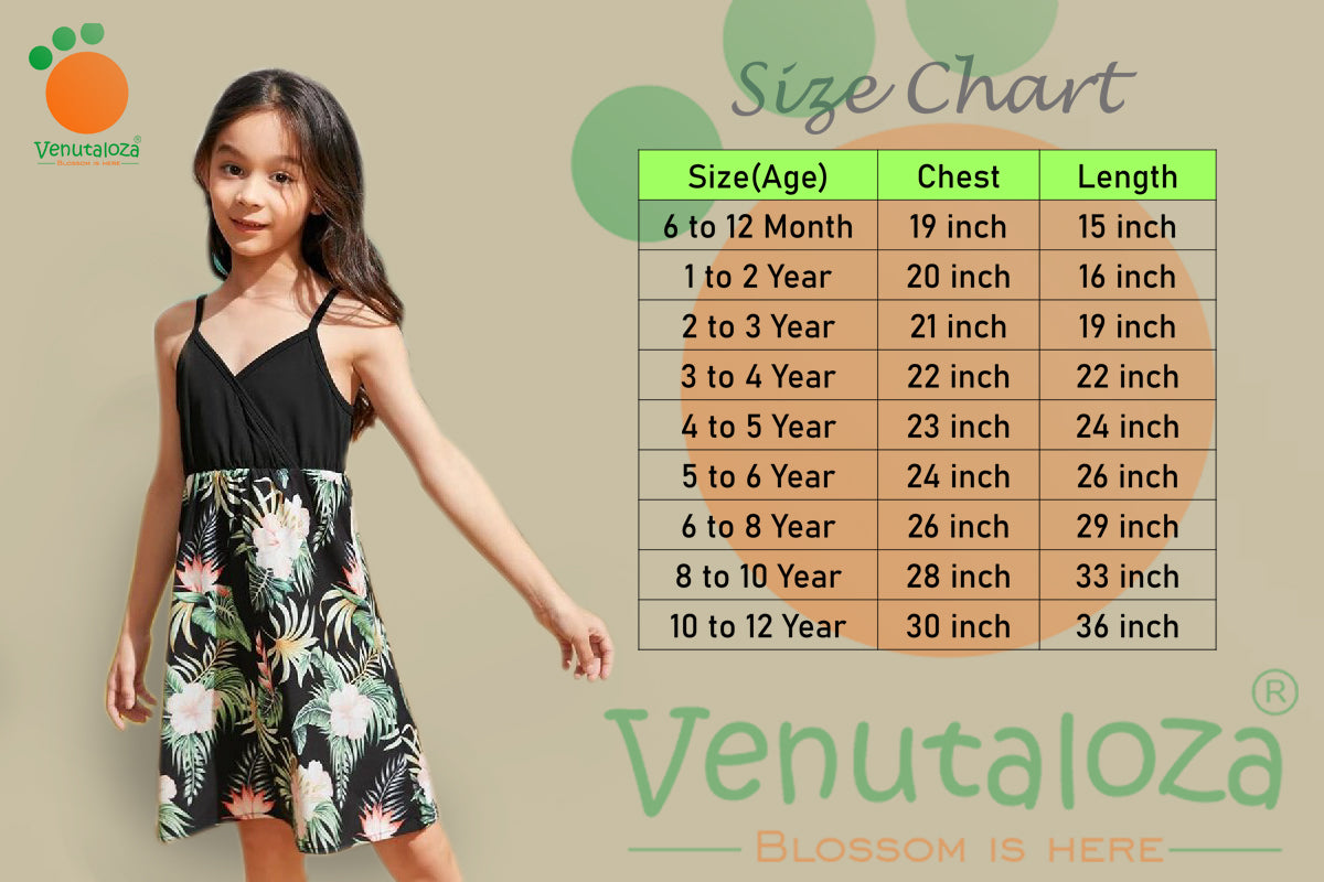 BabyGirl's Cotton One pice Tropical Designer Frocks & Dresses for Kids.