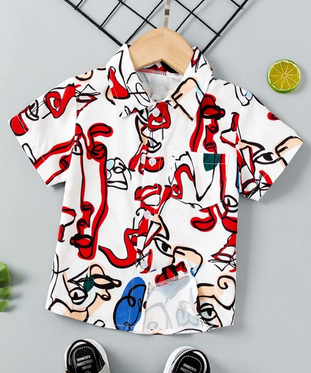 VENUTALOZA Toddler Boys Figure Graphic Shirt For Boy.