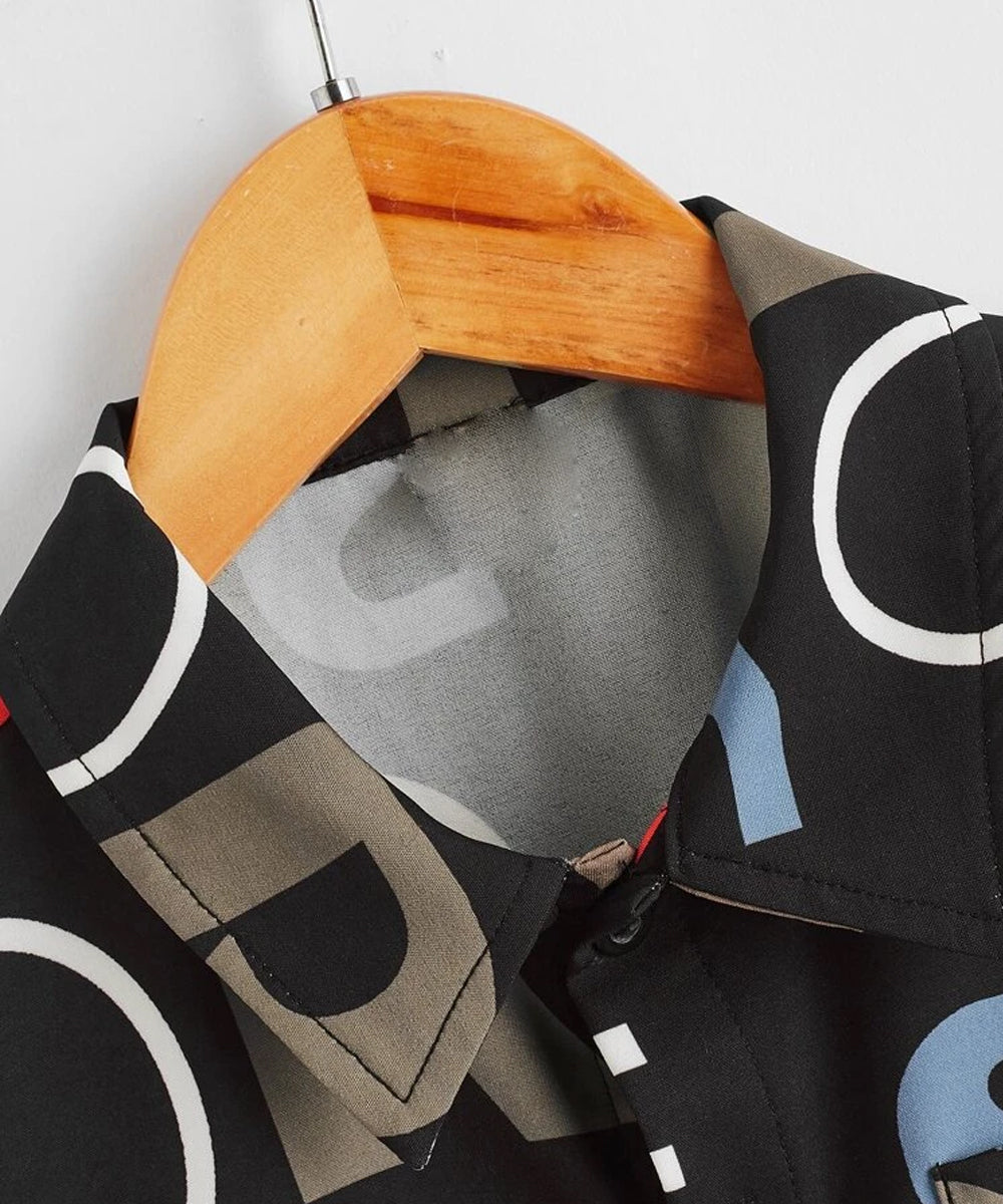 Venutaloza Stylish Designer Button Front (Combo pack For 5) Shirt For Boy.