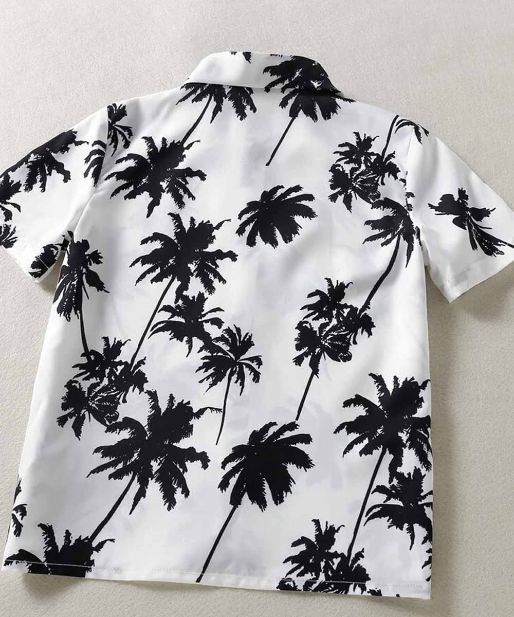 Venutaloza Palm Tree Beach Shirt For Boy.