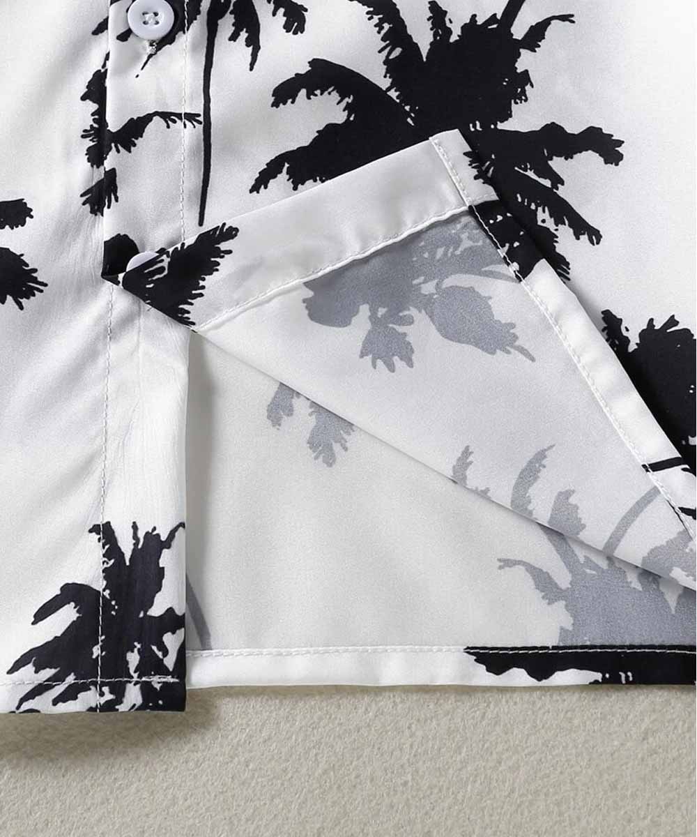 Venutaloza Palm Tree Beach Shirt For Boy.
