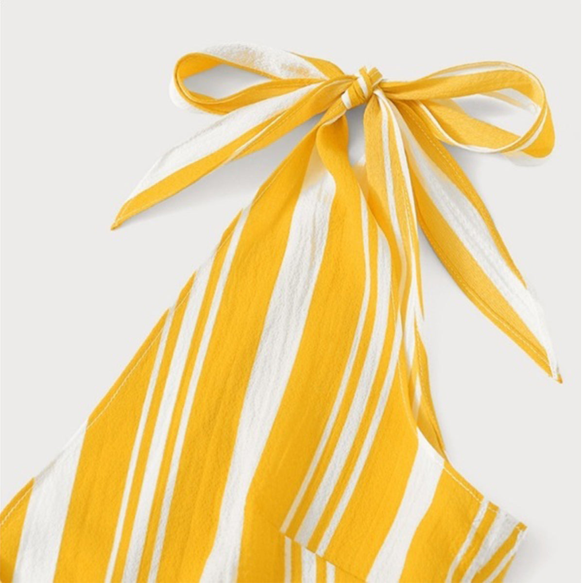 Crop Stylish Yellow Linings Top Sleeveless And Shorts For Baby Girls.