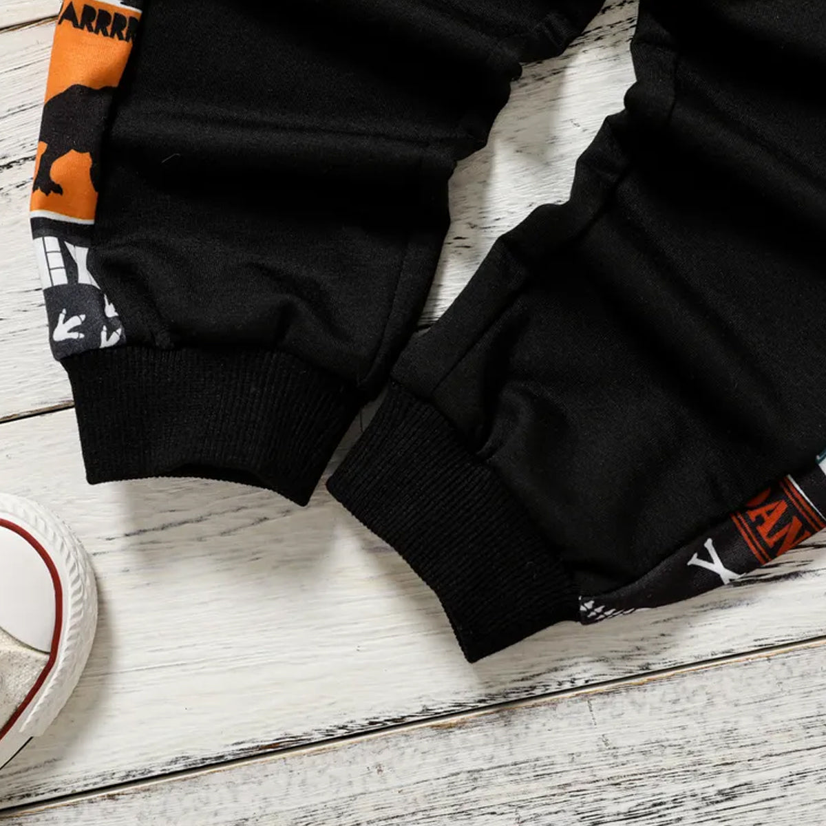 Venutaloza Toddler Boys Colorblock Dinosaur & Cami Pent T-shirt & Pants.