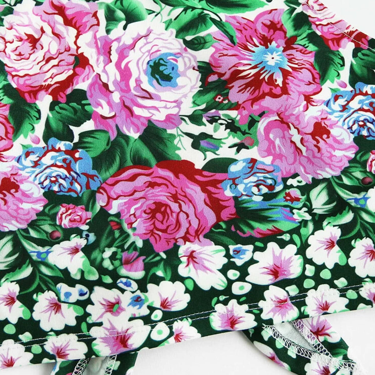 BabyGirl's Stylish Floral Designer Top & Shorts For Kids.