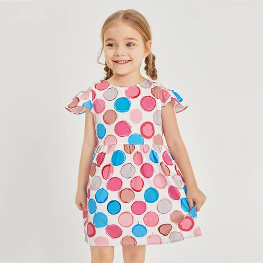 BabyGirl's Unique Designer Red Heart & Floral's Tunic Dress (Combo Pack Of 2) for Baby Girls.