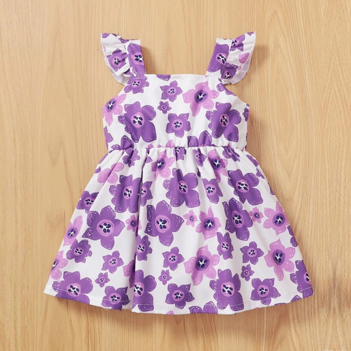 BabyGirl's Stylish Floral & White Floral Tunic Dresses_Frocks (Combo Pack Of 2) for Kids.