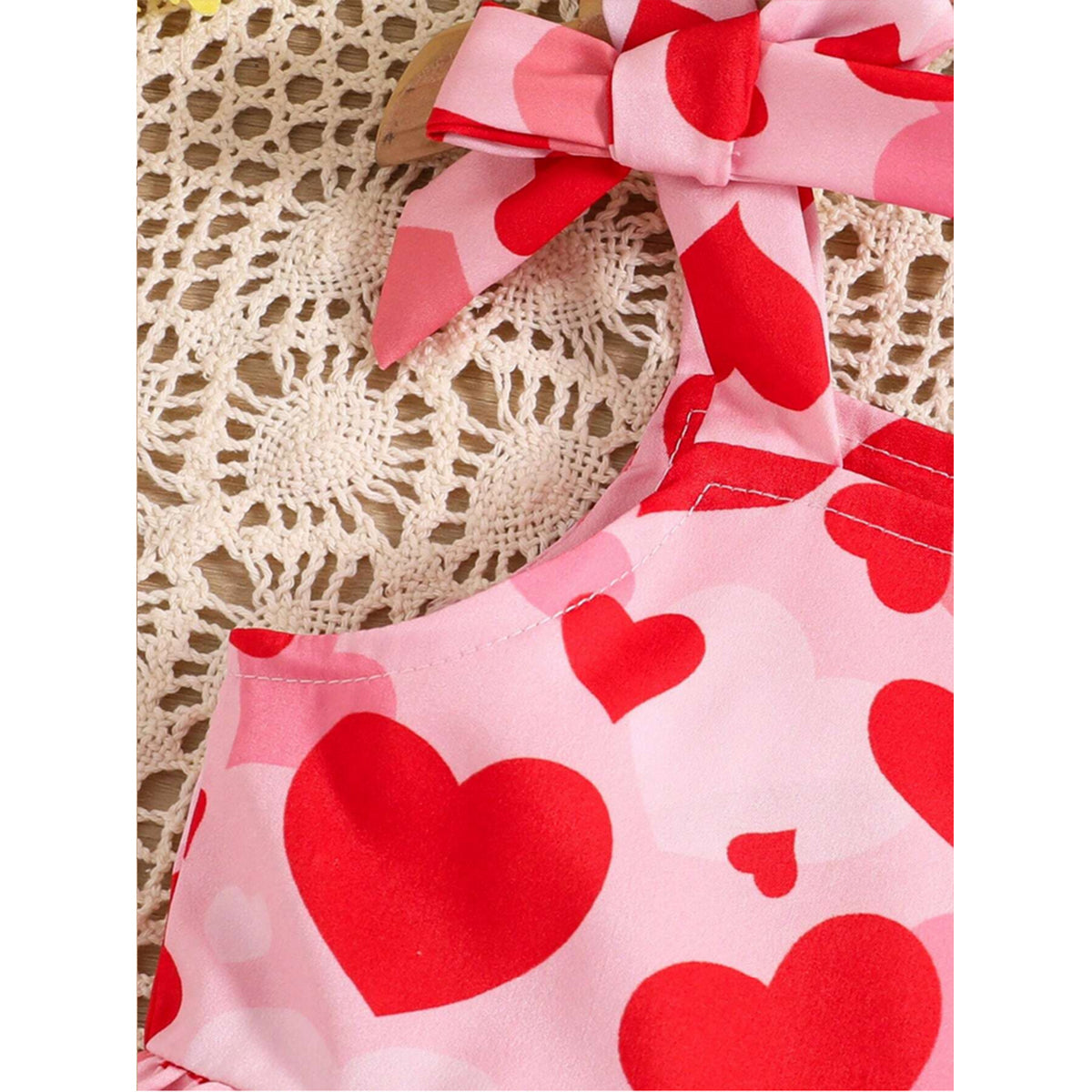 Stylish BabyGirl's Floral & Multi Heart Dresses_Frocks 3 Combo for Kids.