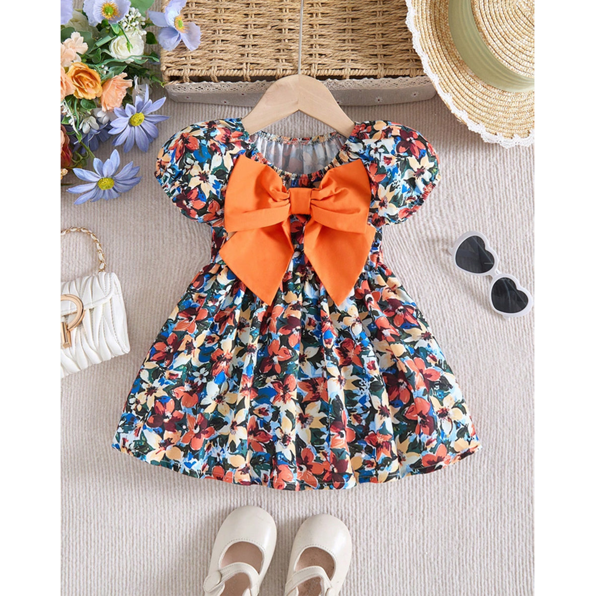 Girl's Cotton Designer Frocks & Dresses (Combo Pack Of 5) for Kids.