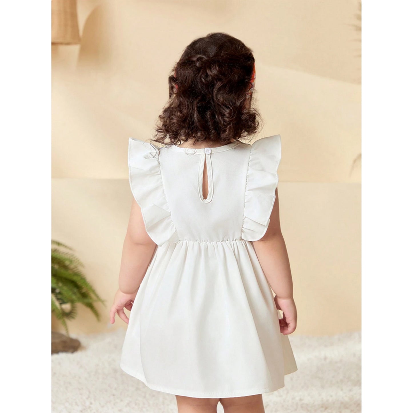 Baby Cotton Multicolor Pocket Frocks & Dresses For Kids.