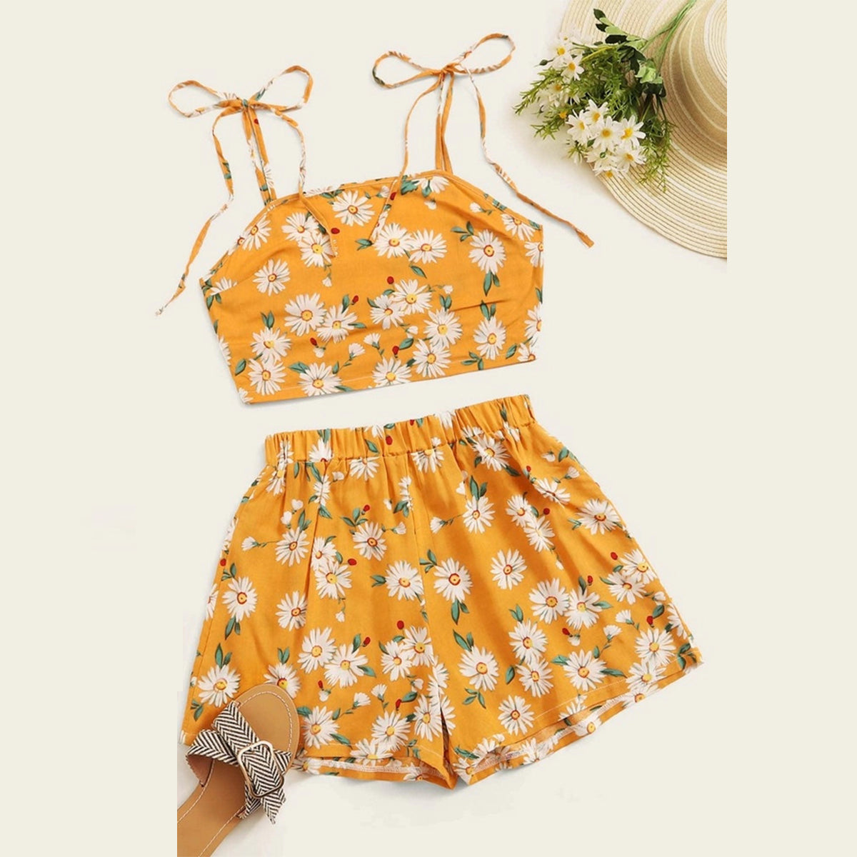 Venutaloza Girls Ruffle Off Shoulder Top & Shorts Set For Baby Girls.