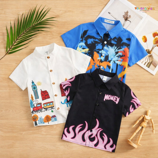 Venutaloza London City & Money Letters (Combo Pack Of 3) Shirt For Unisex.