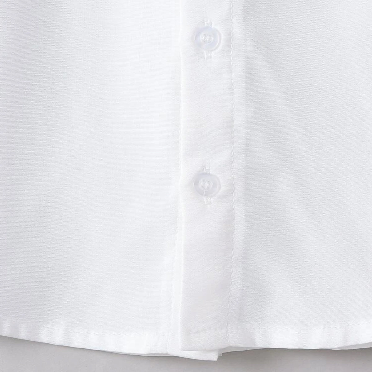 Venutaloza Toddler Boys White Striped Designer Print Button Front Shirt For Boys.