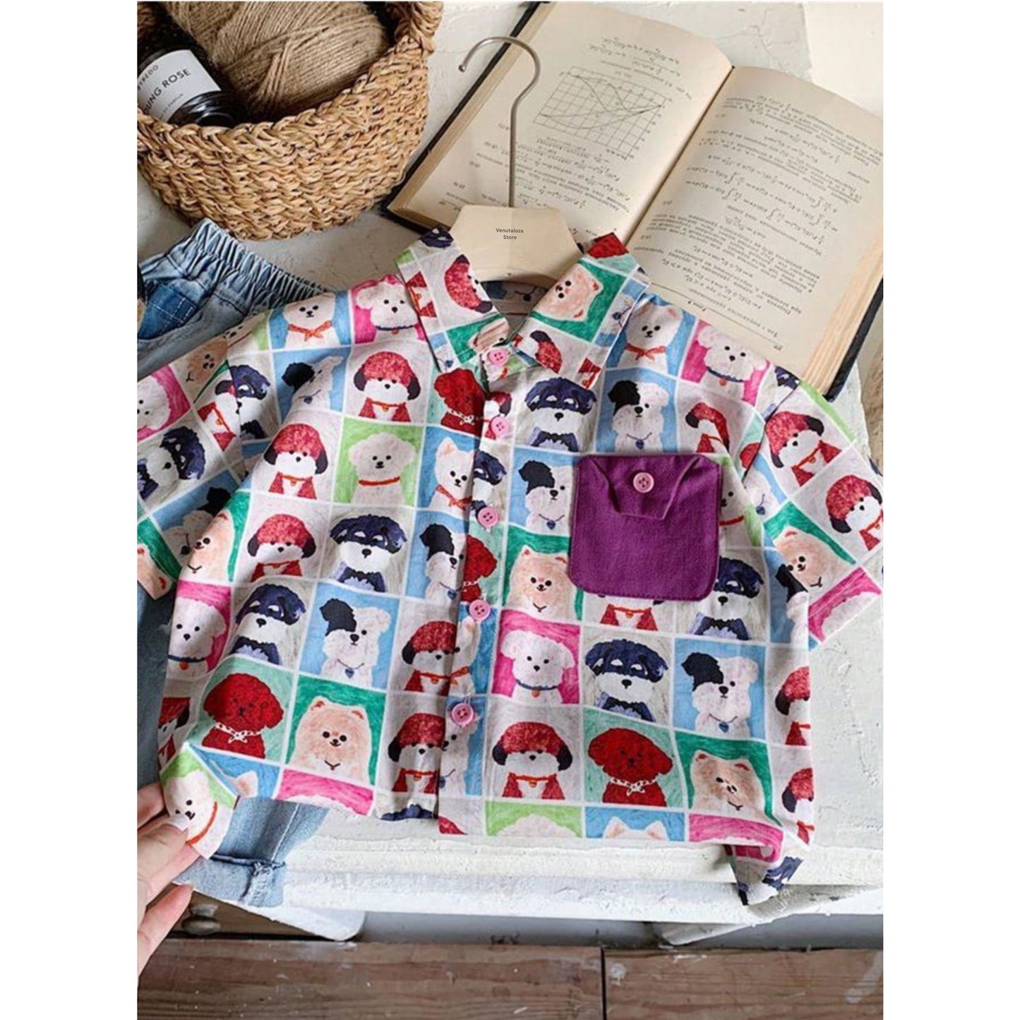Venutaloza Kids Cartoon Characte  Shirt For Boy.