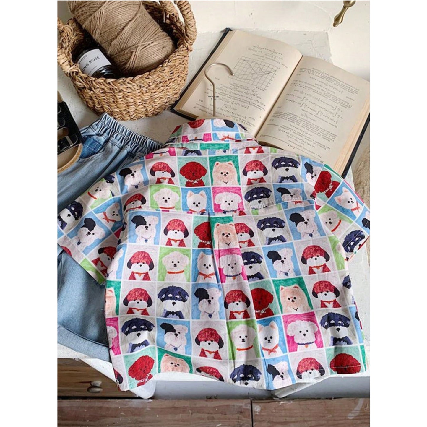 Venutaloza Designer Button Front (Combo pack For 5) Shirt For Boy.