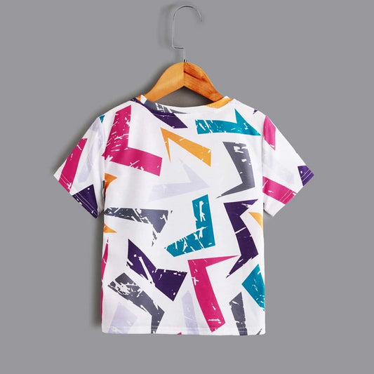 Venutaloza Boy's Allover Graphic Tee T-Shirt For Boy's & Girl's..