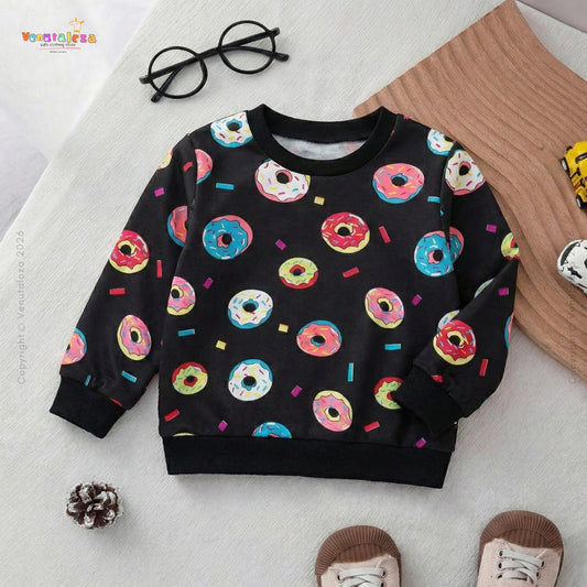 Venutaloza Count Graphic Print T-Shirt For Baby Girl's..