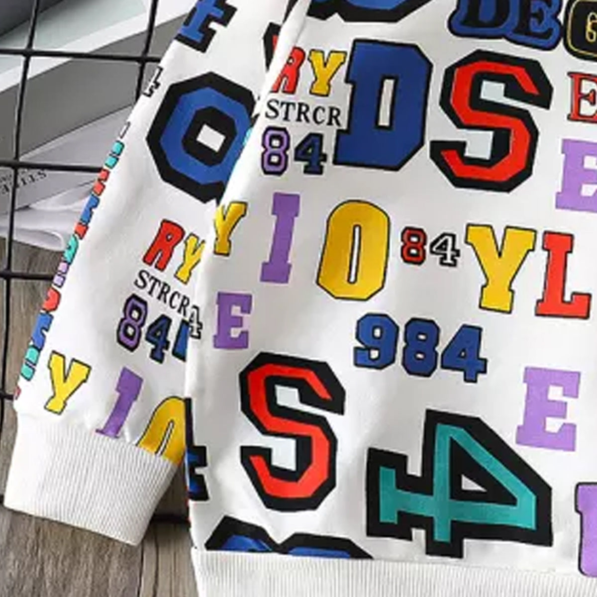 Venutaloza Toddler Boy's Letters Print Neck Color Block Full Sleeve T-Shirt For Boy's & Girl's..