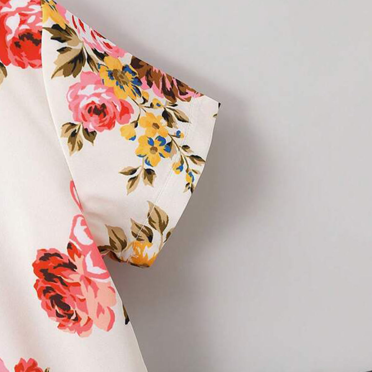 Venutaloza Kids Sunshine Floral Shirt & Shorts Without tee Two Piece Set.
