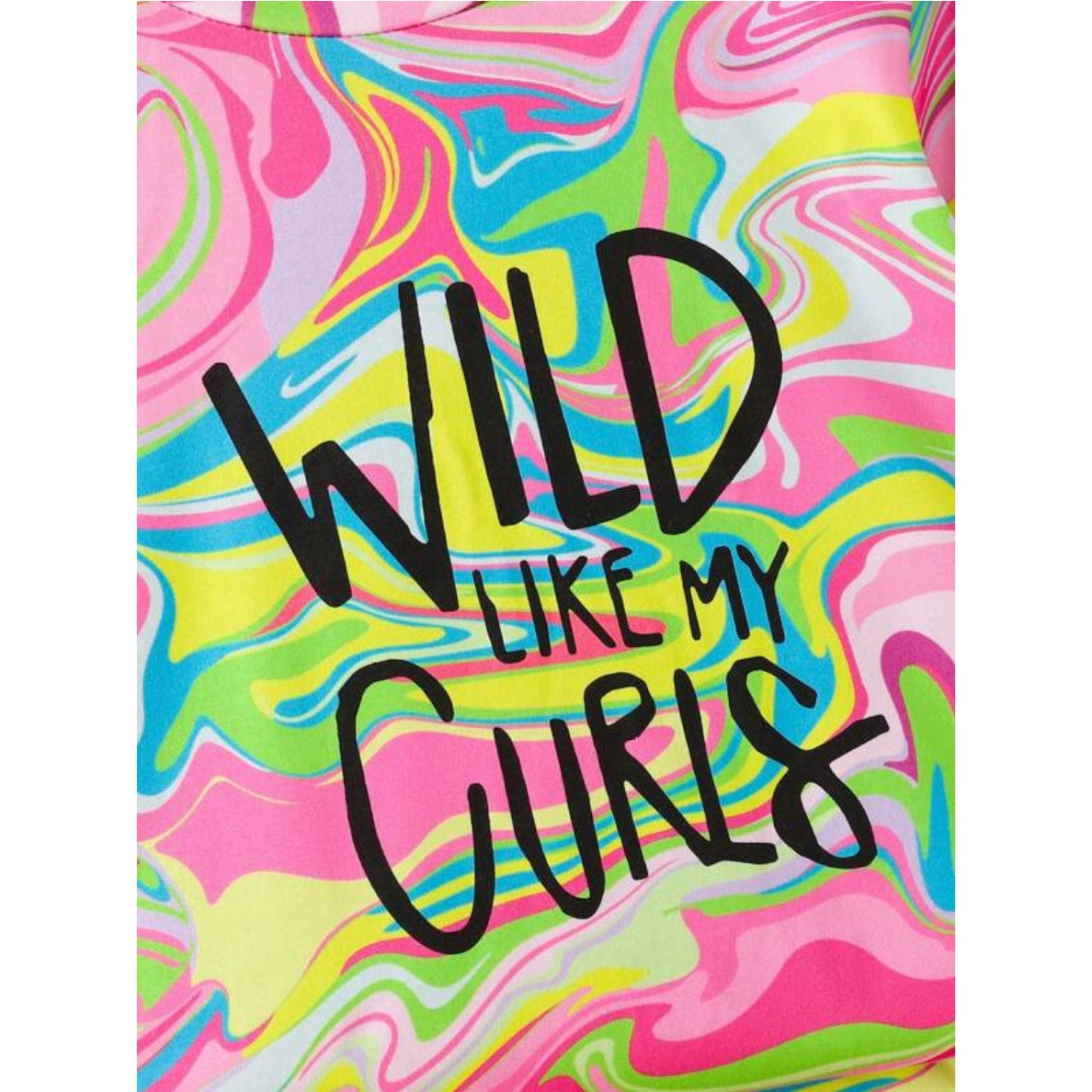 Venutaloza Kids Fluid & Slogan Graphic T-Shirt & Shorts Two Piece Set For Boys.