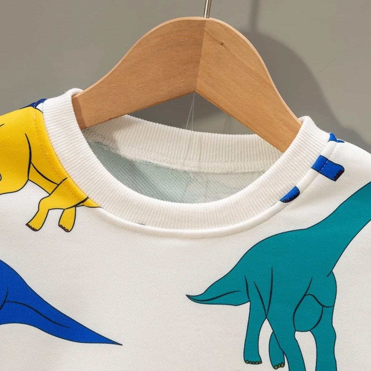 Venutaloza Stylish Baby Set Dinosaur Animal & Truck Fleece &  Round Neck Cartoon (Combo Pack Of 3) T-Shirt & Pants.