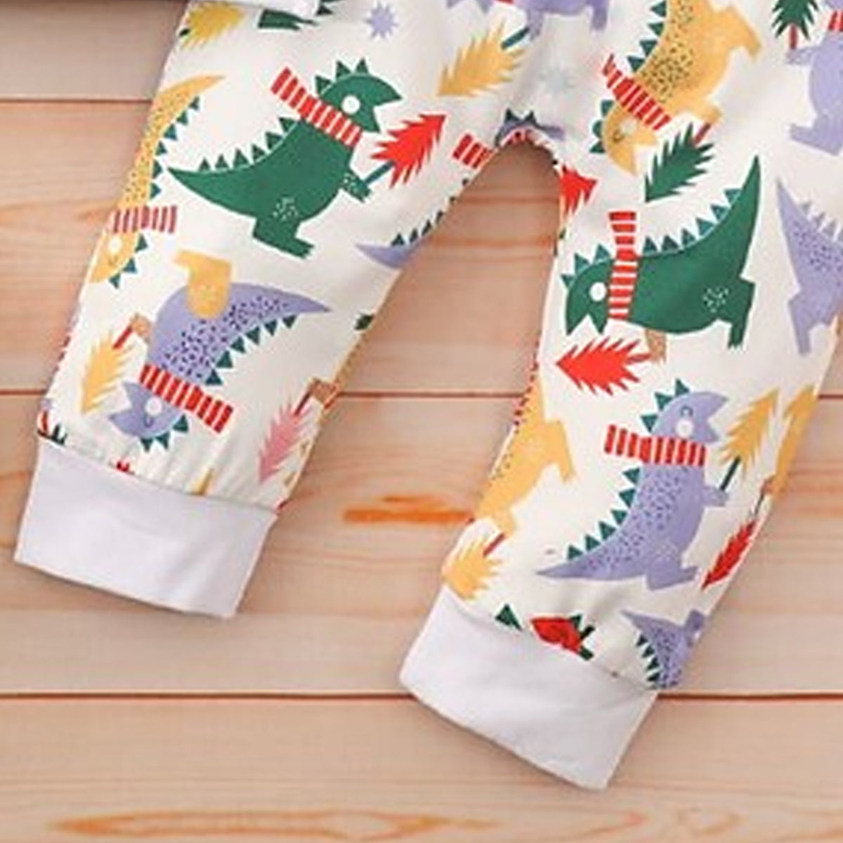 Venutaloza Stylish Baby Set Dinosaur Letters & Florals (Combo Pack Of 3) T-Shirt & Pants.
